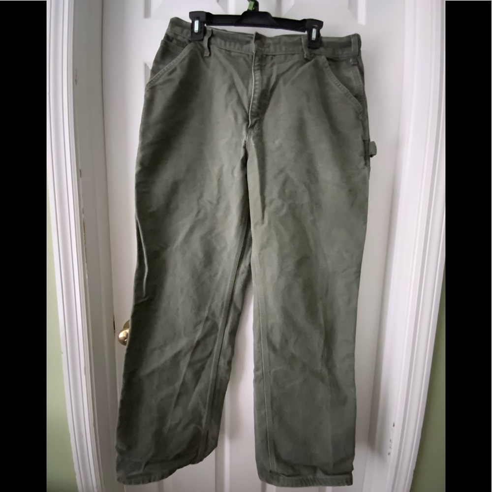 Men’s Carhartt 36”x32” dungareefit Work pant olive